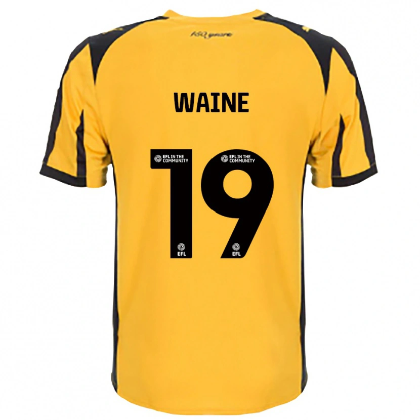 Danxen Kinderen Ben Waine #19 Oranje Zwart Uitshirt Uittenue 2025/26 T-Shirt