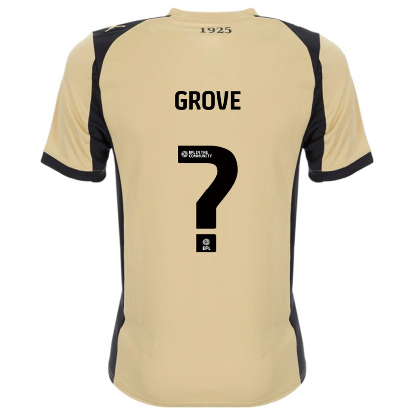 Danxen Kinderen Rylee Grove #0 Goud Zwart Uitshirt Uittenue 2025/26 T-Shirt