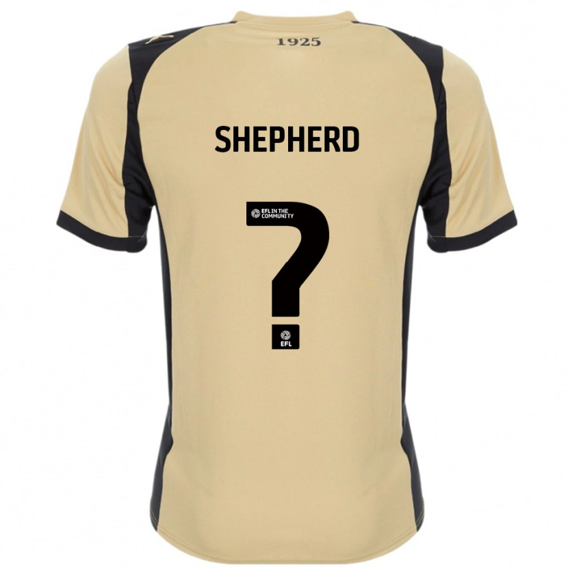 Danxen Kinderen Tom Shepherd #0 Goud Zwart Uitshirt Uittenue 2025/26 T-Shirt