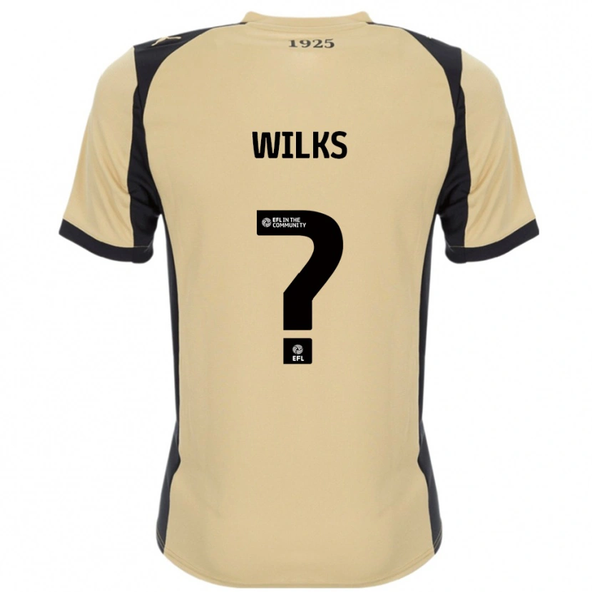 Danxen Kinderen Mallik Wilks #0 Goud Zwart Uitshirt Uittenue 2025/26 T-Shirt
