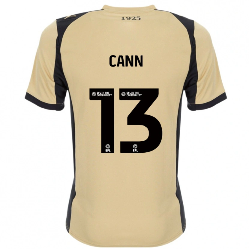 Danxen Kinderen Ted Cann #13 Goud Zwart Uitshirt Uittenue 2025/26 T-Shirt