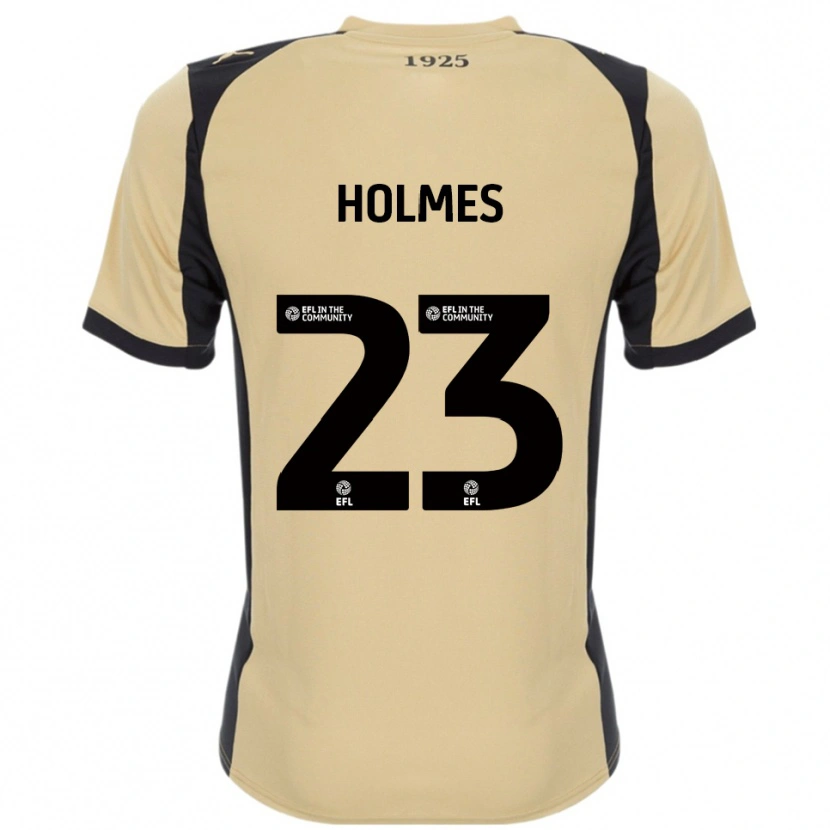 Danxen Kinderen Jack Holmes #23 Goud Zwart Uitshirt Uittenue 2025/26 T-Shirt