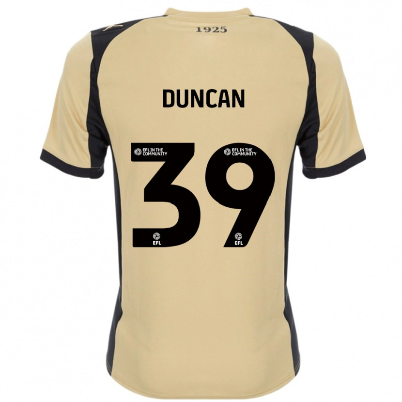 Danxen Kinderen Harrison Duncan #39 Goud Zwart Uitshirt Uittenue 2025/26 T-Shirt