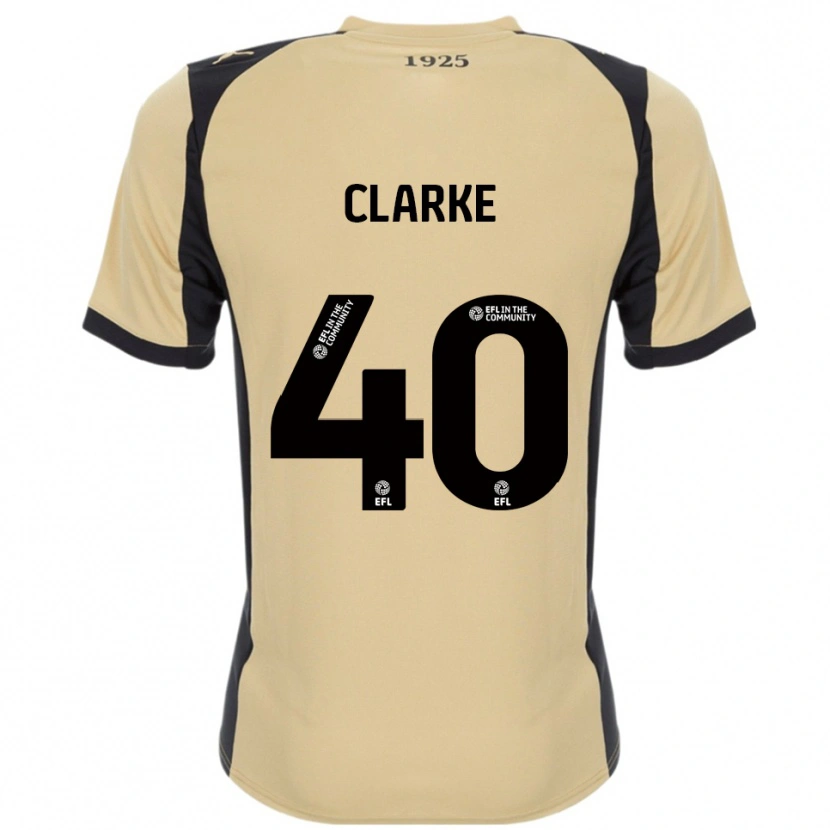 Danxen Kinderen Lewis Clarke #40 Goud Zwart Uitshirt Uittenue 2025/26 T-Shirt