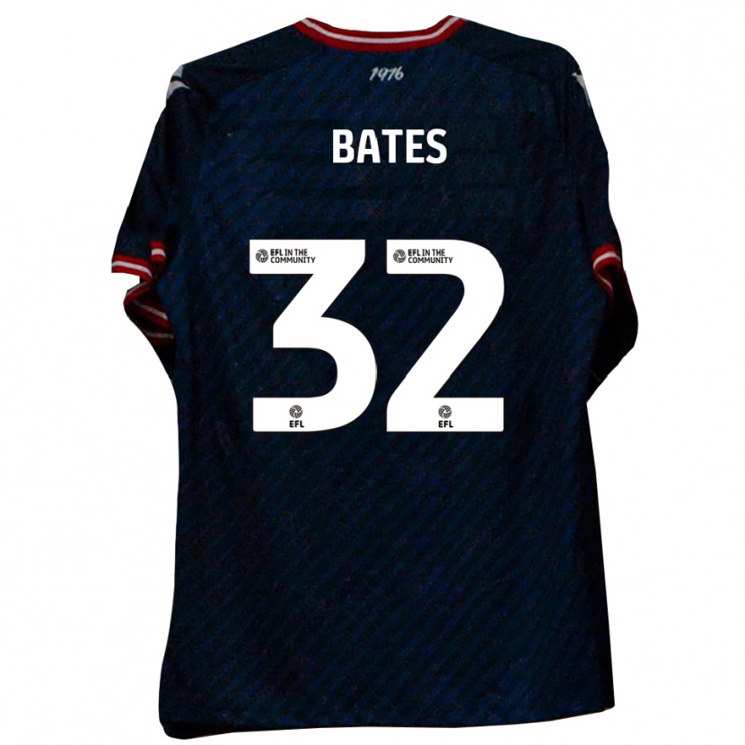 Danxen Kinderen Ellis Bates #32 Marine Rood Uitshirt Uittenue 2025/26 T-Shirt