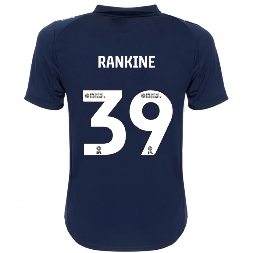 Danxen Kinderen Dion Rankine #39 Marine Wit Uitshirt Uittenue 2025/26 T-Shirt