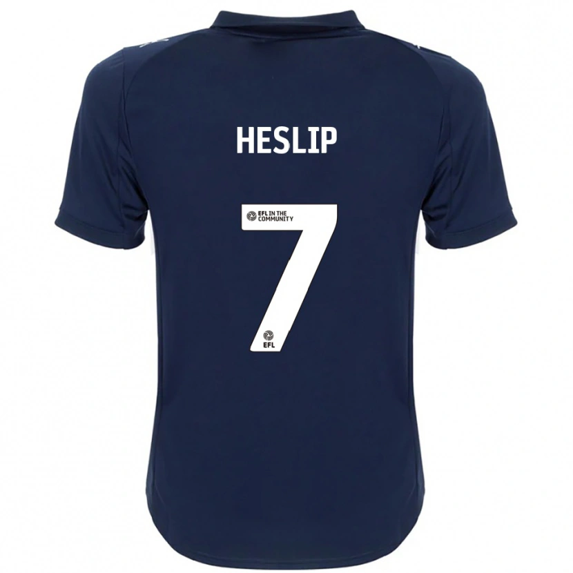 Danxen Kinderen Laura Heslip #7 Marine Wit Uitshirt Uittenue 2025/26 T-Shirt