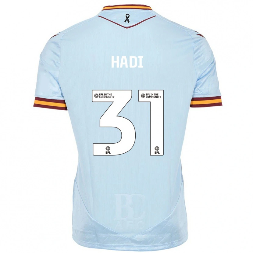 Danxen Kinderen Zac Hadi #31 Hemelsblauw Uitshirt Uittenue 2025/26 T-Shirt