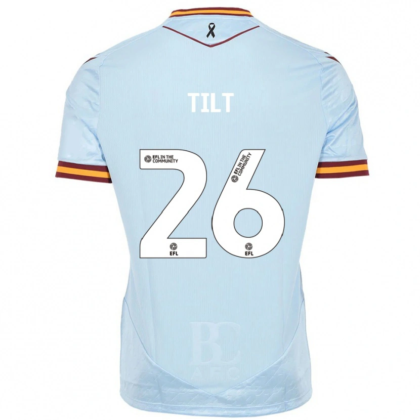 Danxen Kinderen Curtis Tilt #26 Hemelsblauw Uitshirt Uittenue 2025/26 T-Shirt