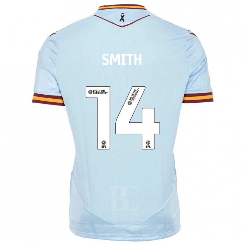 Danxen Kinderen Tyler Smith #14 Hemelsblauw Uitshirt Uittenue 2025/26 T-Shirt