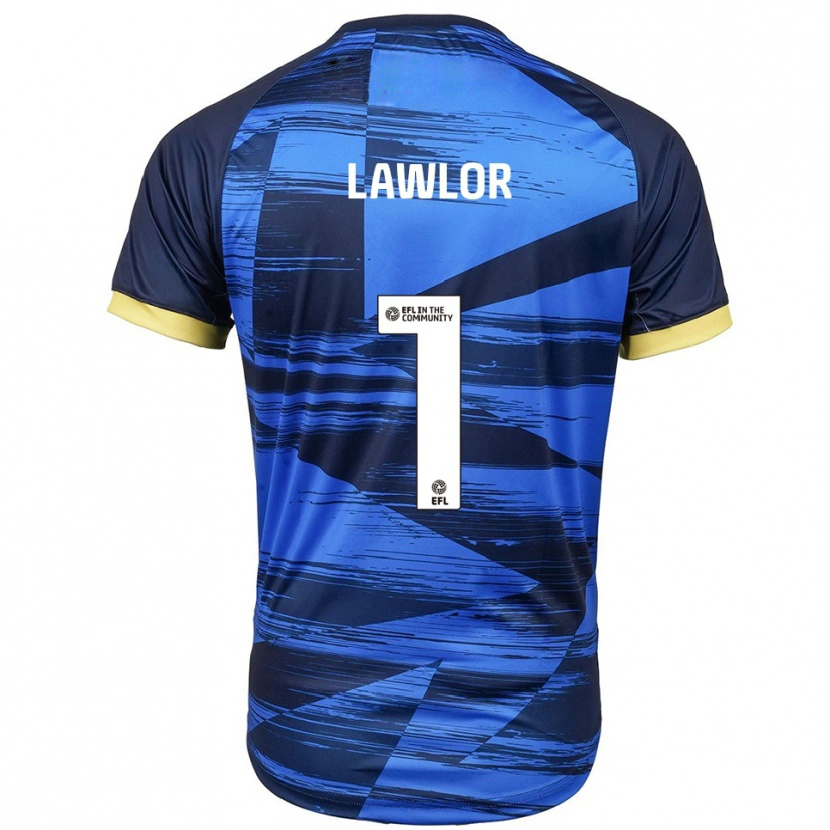 Danxen Kinderen Ian Lawlor #1 Blauw Marine Uitshirt Uittenue 2025/26 T-Shirt