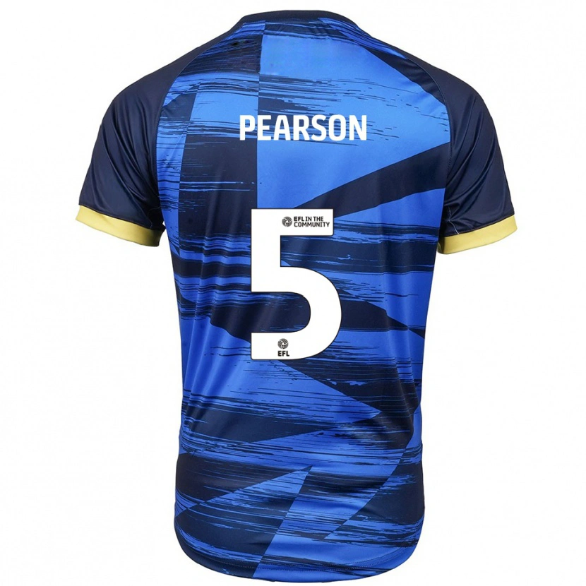 Danxen Kinderen Matty Pearson #5 Blauw Marine Uitshirt Uittenue 2025/26 T-Shirt