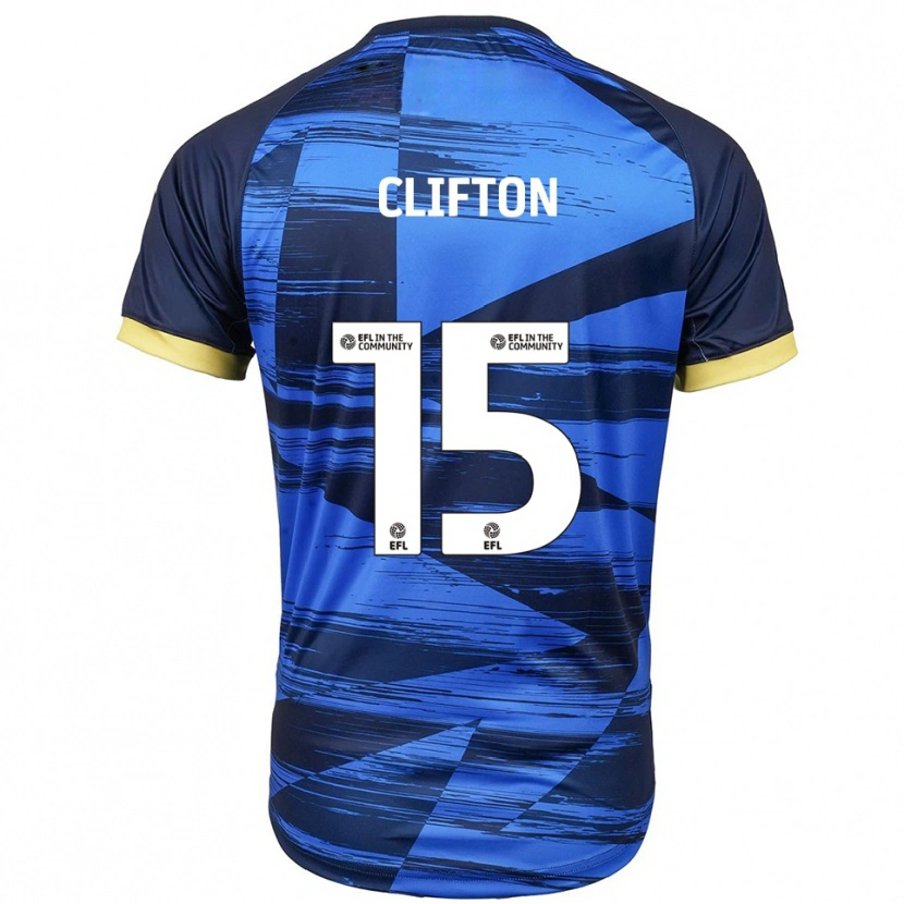 Danxen Kinderen Harry Clifton #15 Blauw Marine Uitshirt Uittenue 2025/26 T-Shirt