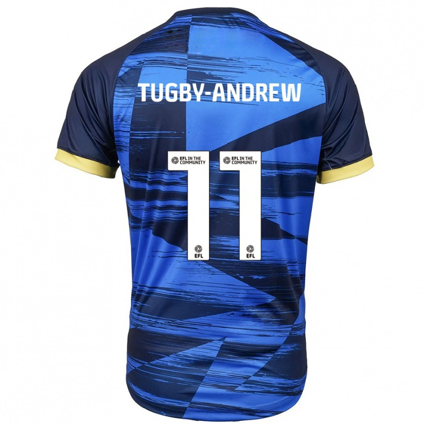 Danxen Kinderen Lindsey Tugby-Andrew #11 Blauw Marine Uitshirt Uittenue 2025/26 T-Shirt