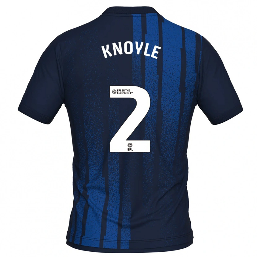 Danxen Kinderen Kyle Knoyle #2 Marine Wit Uitshirt Uittenue 2025/26 T-Shirt