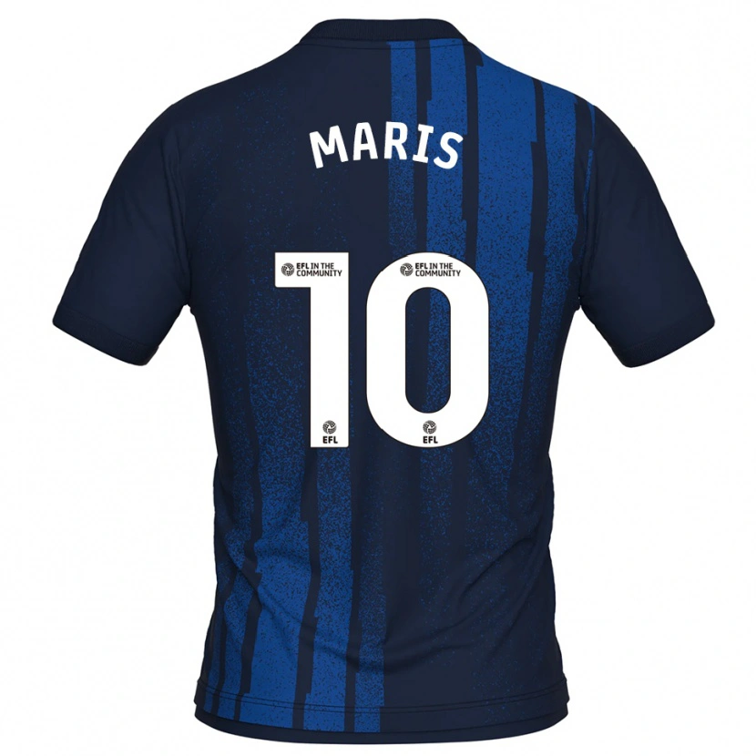 Danxen Kinderen George Maris #10 Marine Wit Uitshirt Uittenue 2025/26 T-Shirt