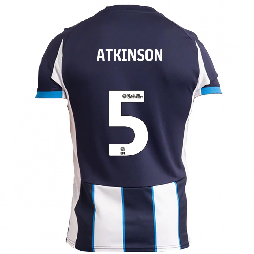 Danxen Kinderen Jack Atkinson #5 Wit Marine Uitshirt Uittenue 2025/26 T-Shirt