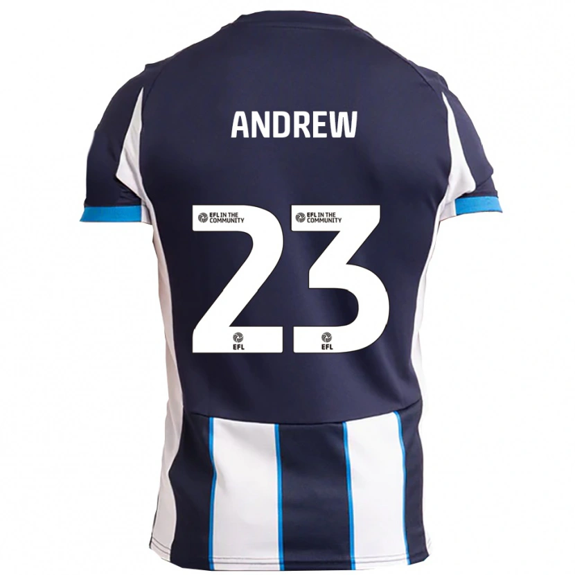 Danxen Kinderen Danny Andrew #23 Wit Marine Uitshirt Uittenue 2025/26 T-Shirt