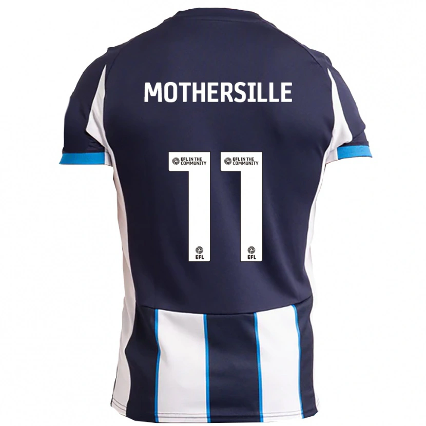 Danxen Kinderen Malik Mothersille #11 Wit Marine Uitshirt Uittenue 2025/26 T-Shirt