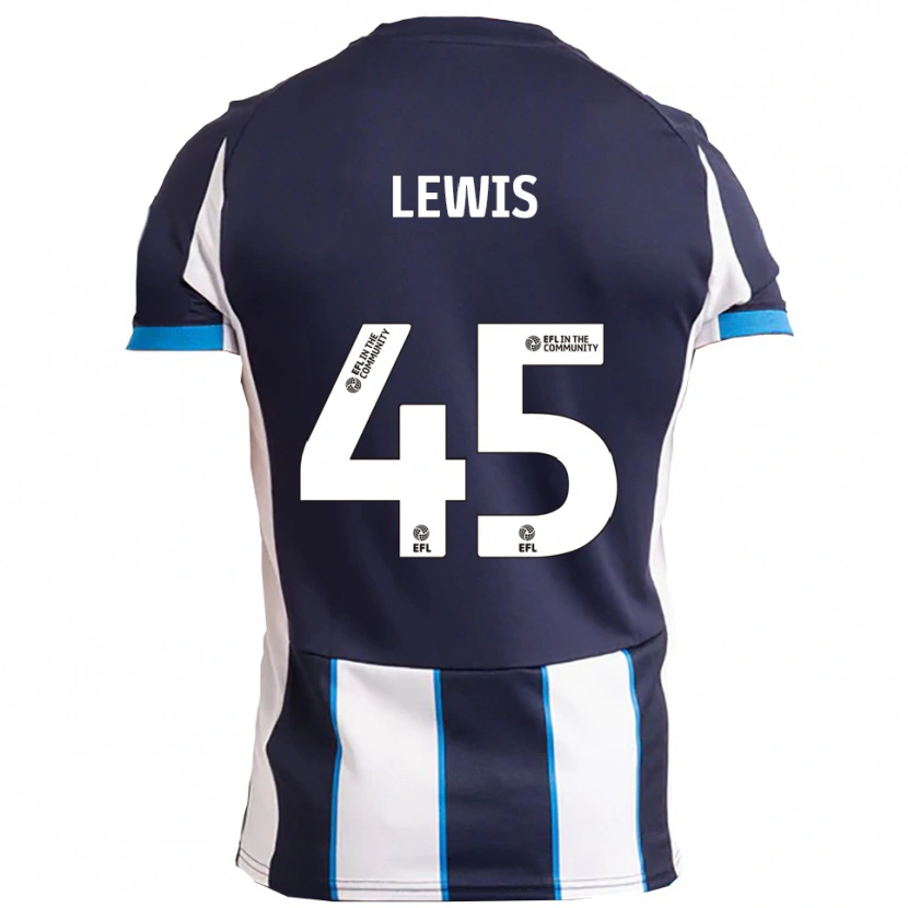 Danxen Kinderen Jake Lewis #45 Wit Marine Uitshirt Uittenue 2025/26 T-Shirt