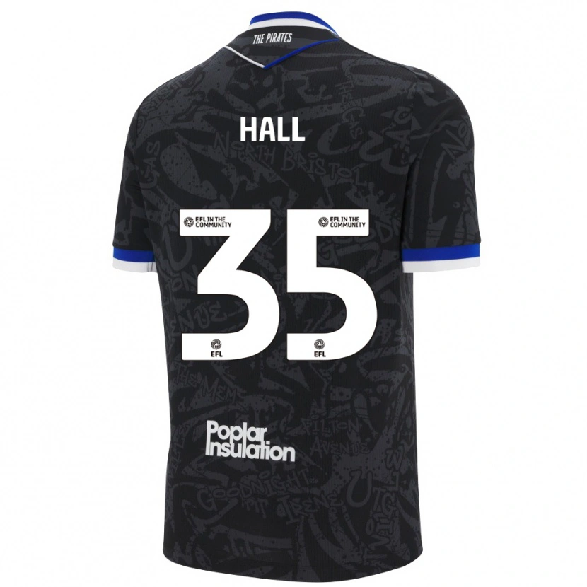 Danxen Kinderen Matt Hall #35 Zwart Wit Uitshirt Uittenue 2025/26 T-Shirt