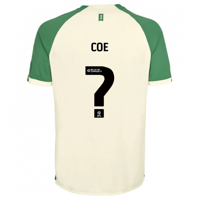 Danxen Kinderen Natasha Coe #0 Gebroken Wit Groen Uitshirt Uittenue 2025/26 T-Shirt