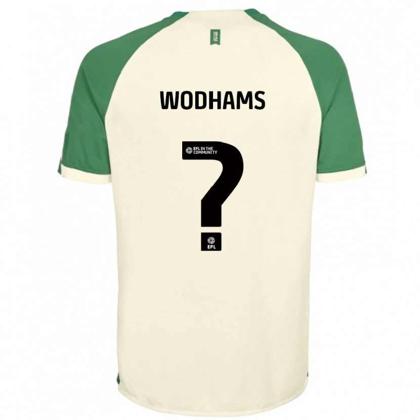 Danxen Kinderen Rosy Wodhams #0 Gebroken Wit Groen Uitshirt Uittenue 2025/26 T-Shirt