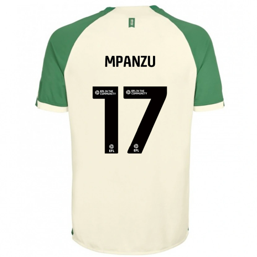 Danxen Kinderen Pelly Ruddock Mpanzu #17 Gebroken Wit Groen Uitshirt Uittenue 2025/26 T-Shirt