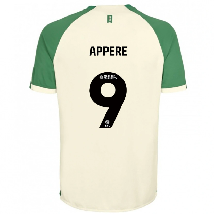 Danxen Kinderen Louis Appéré #9 Gebroken Wit Groen Uitshirt Uittenue 2025/26 T-Shirt
