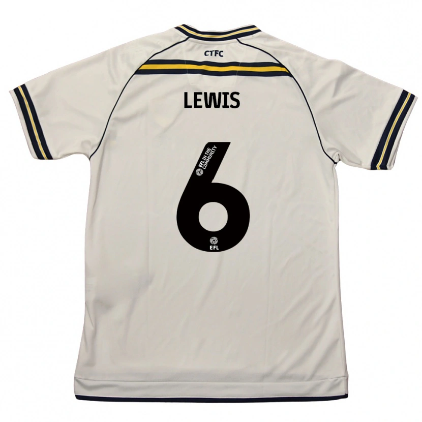 Danxen Kinderen Megan Lewis #6 Wit Marine Uitshirt Uittenue 2025/26 T-Shirt
