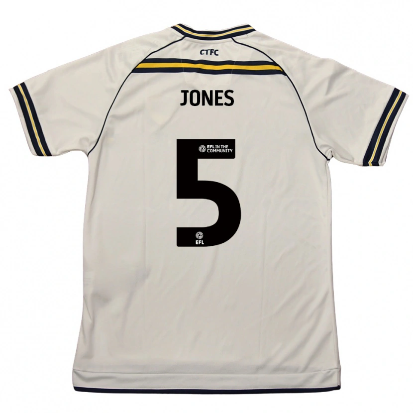 Danxen Kinderen Courtney Jones #5 Wit Marine Uitshirt Uittenue 2025/26 T-Shirt