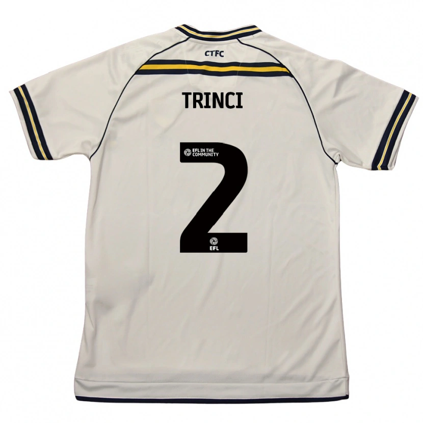 Danxen Kinderen Anais Trinci #2 Wit Marine Uitshirt Uittenue 2025/26 T-Shirt