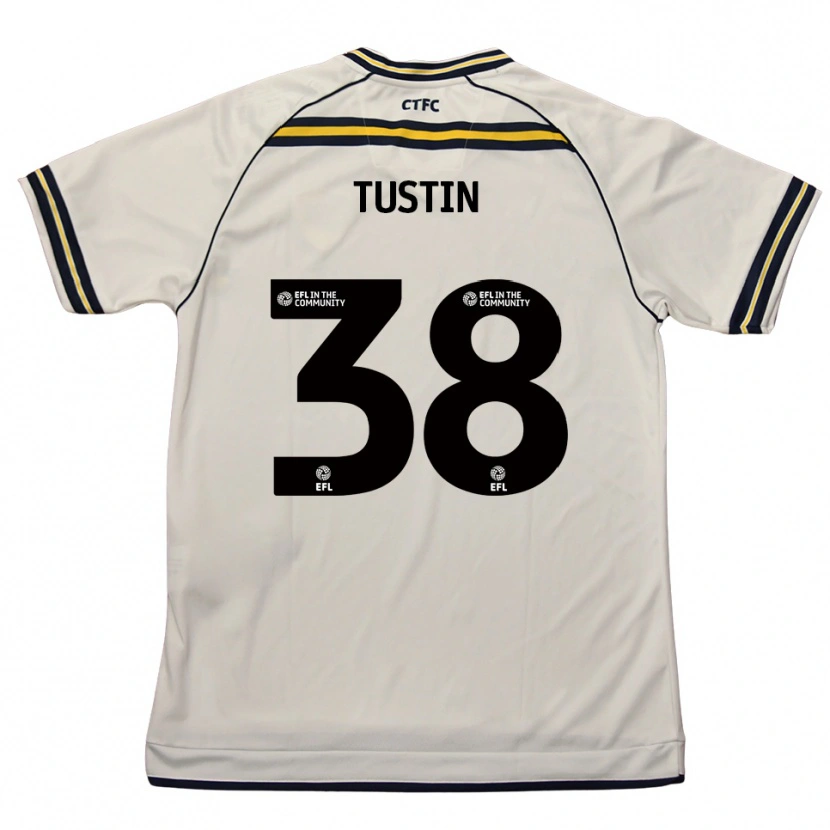 Danxen Kinderen Harry Tustin #38 Wit Marine Uitshirt Uittenue 2025/26 T-Shirt