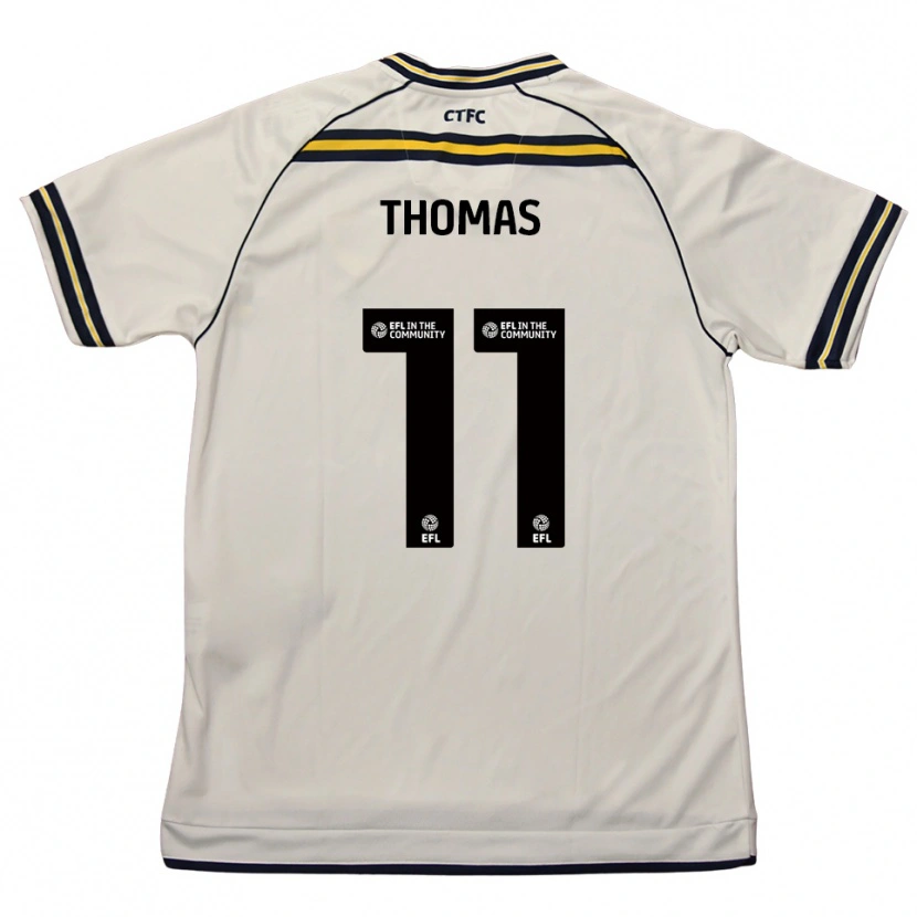 Danxen Kinderen Jordan Thomas #11 Wit Marine Uitshirt Uittenue 2025/26 T-Shirt