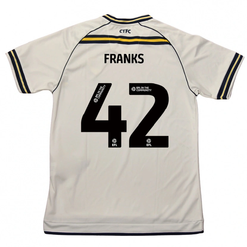Danxen Kinderen Jude Franks #42 Wit Marine Uitshirt Uittenue 2025/26 T-Shirt