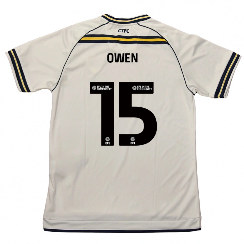 Danxen Kinderen Emily Owen #15 Wit Marine Uitshirt Uittenue 2025/26 T-Shirt