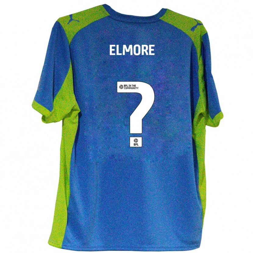 Danxen Kinderen Harry Elmore #0 Hemelsblauw Geel Uitshirt Uittenue 2025/26 T-Shirt