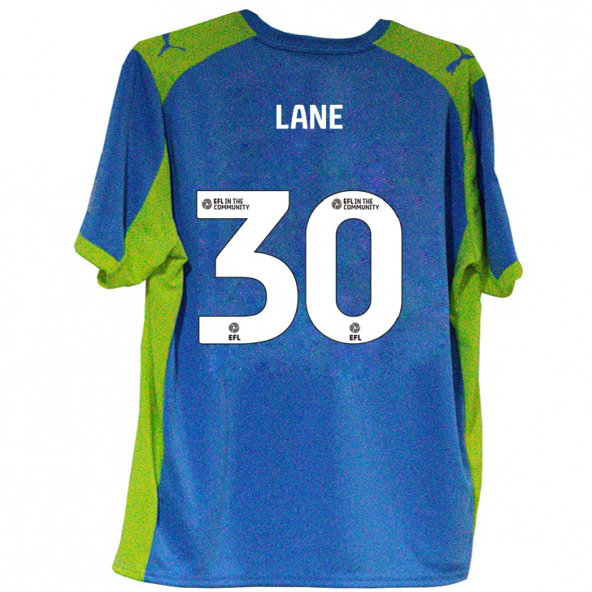 Danxen Kinderen Mikey Lane #30 Hemelsblauw Geel Uitshirt Uittenue 2025/26 T-Shirt