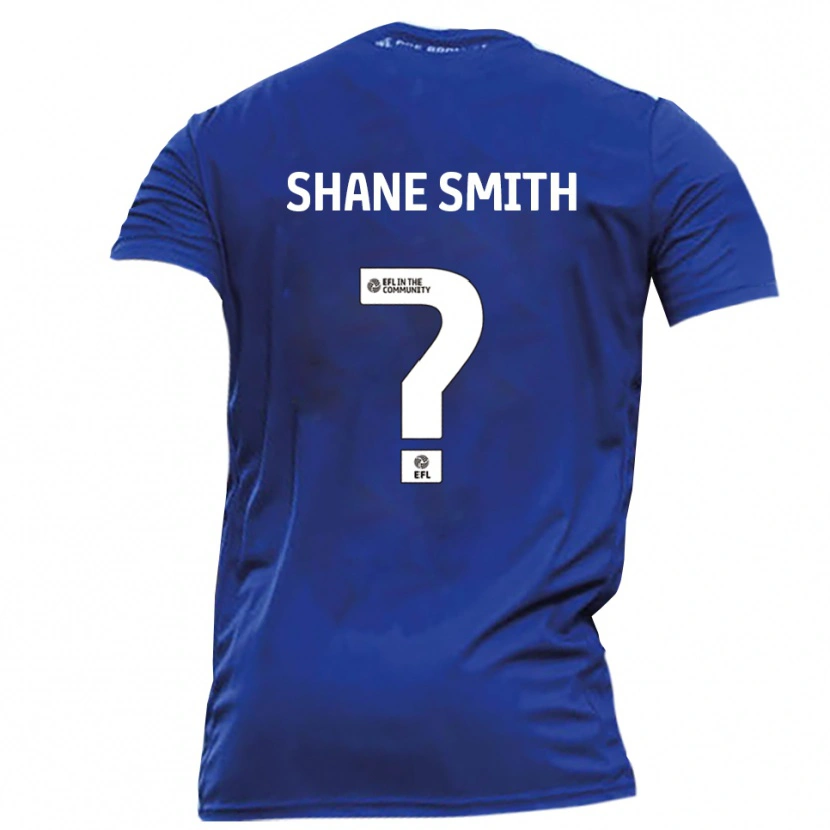 Danxen Kinderen Shane Smith #0 Blauw Wit Uitshirt Uittenue 2025/26 T-Shirt
