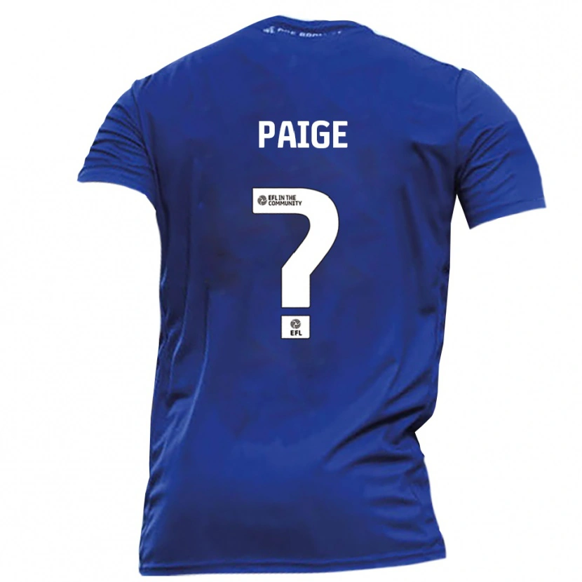 Danxen Kinderen Hannah Paige #0 Blauw Wit Uitshirt Uittenue 2025/26 T-Shirt