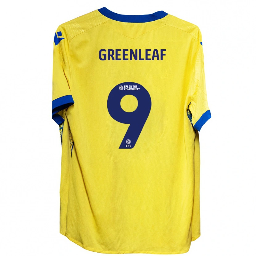 Danxen Kinderen Ruby Greenleaf #9 Geel Blauw Uitshirt Uittenue 2025/26 T-Shirt
