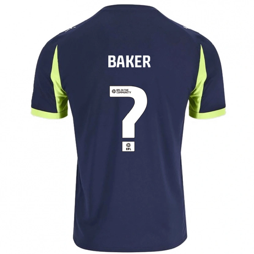 Danxen Kinderen Billy Baker #0 Marine Fluorescerend Groen Uitshirt Uittenue 2025/26 T-Shirt