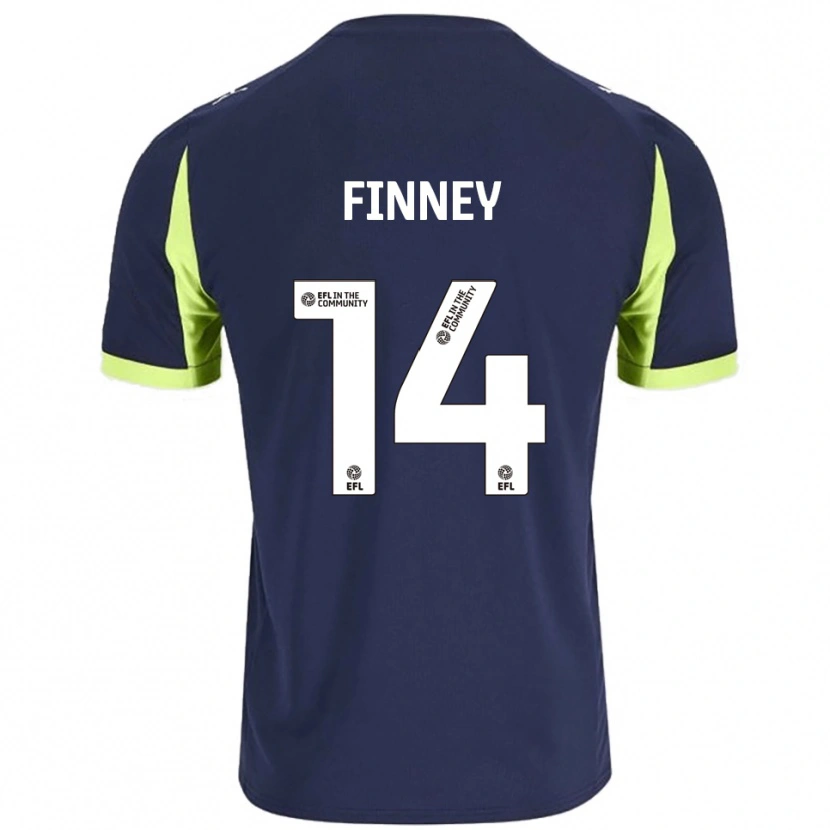 Danxen Kinderen Charlie Finney #14 Marine Fluorescerend Groen Uitshirt Uittenue 2025/26 T-Shirt
