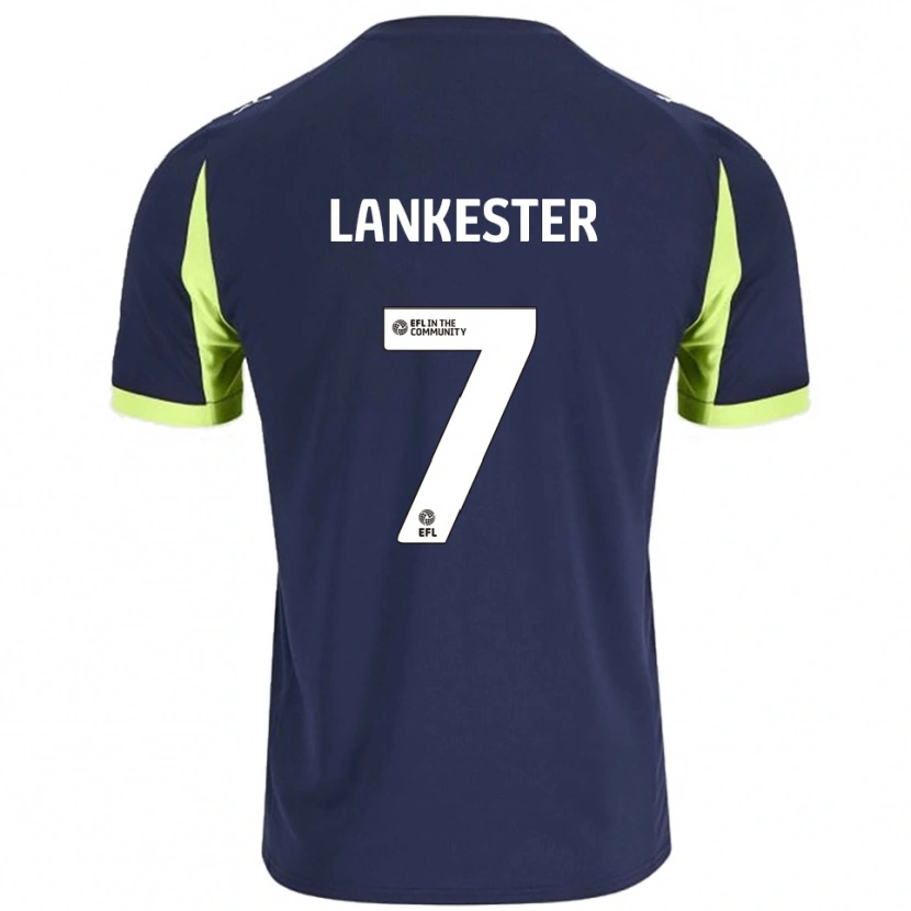 Danxen Kinderen Jack Lankester #7 Marine Fluorescerend Groen Uitshirt Uittenue 2025/26 T-Shirt
