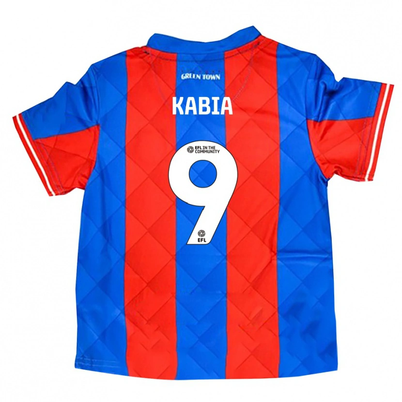 Danxen Kinderen Jaze Kabia #9 Blauw Rood Wit Uitshirt Uittenue 2025/26 T-Shirt