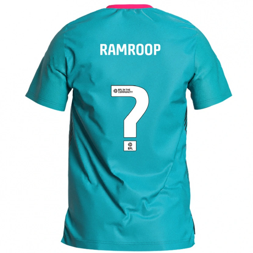 Danxen Kinderen Rochelle Ramroop #0 Hemelsblauw Roze Uitshirt Uittenue 2025/26 T-Shirt