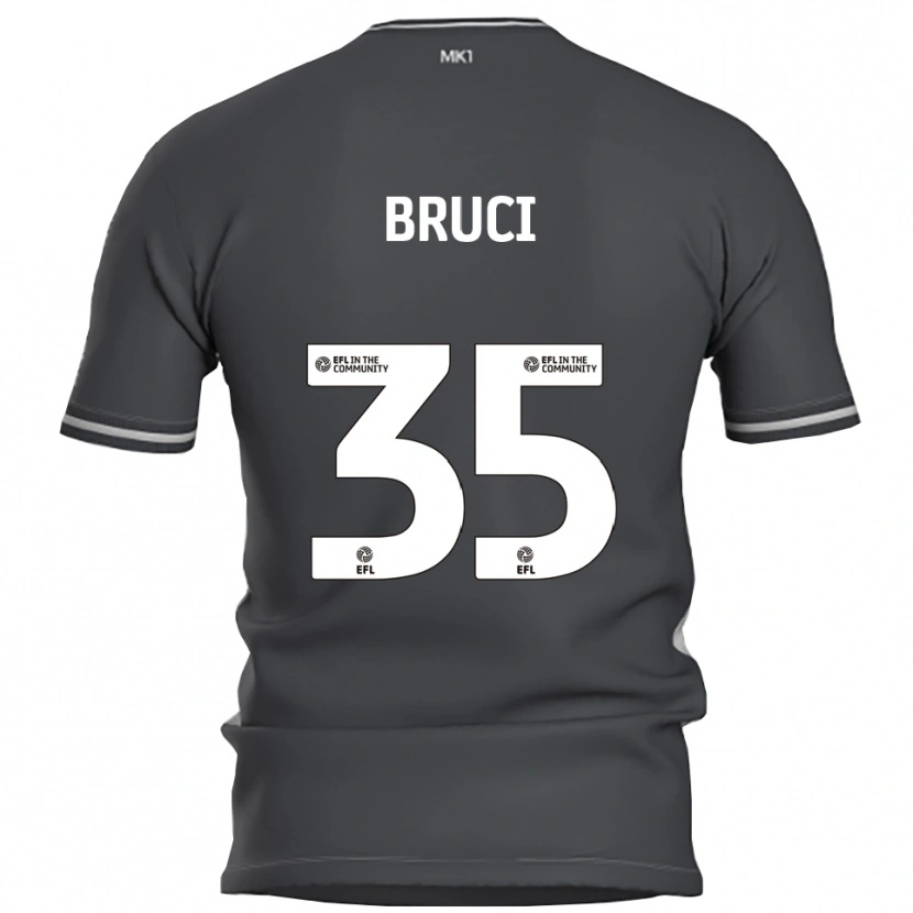 Danxen Kinderen Izabella Bruci #35 Grijs Zilver Uitshirt Uittenue 2025/26 T-Shirt
