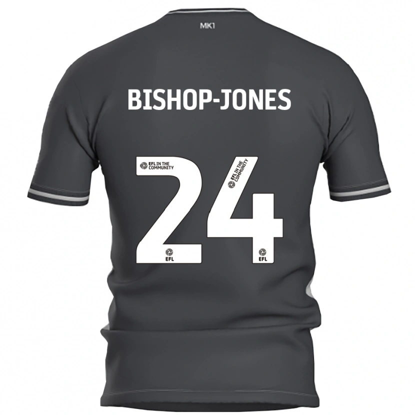Danxen Kinderen Ruby Bishop-Jones #24 Grijs Zilver Uitshirt Uittenue 2025/26 T-Shirt