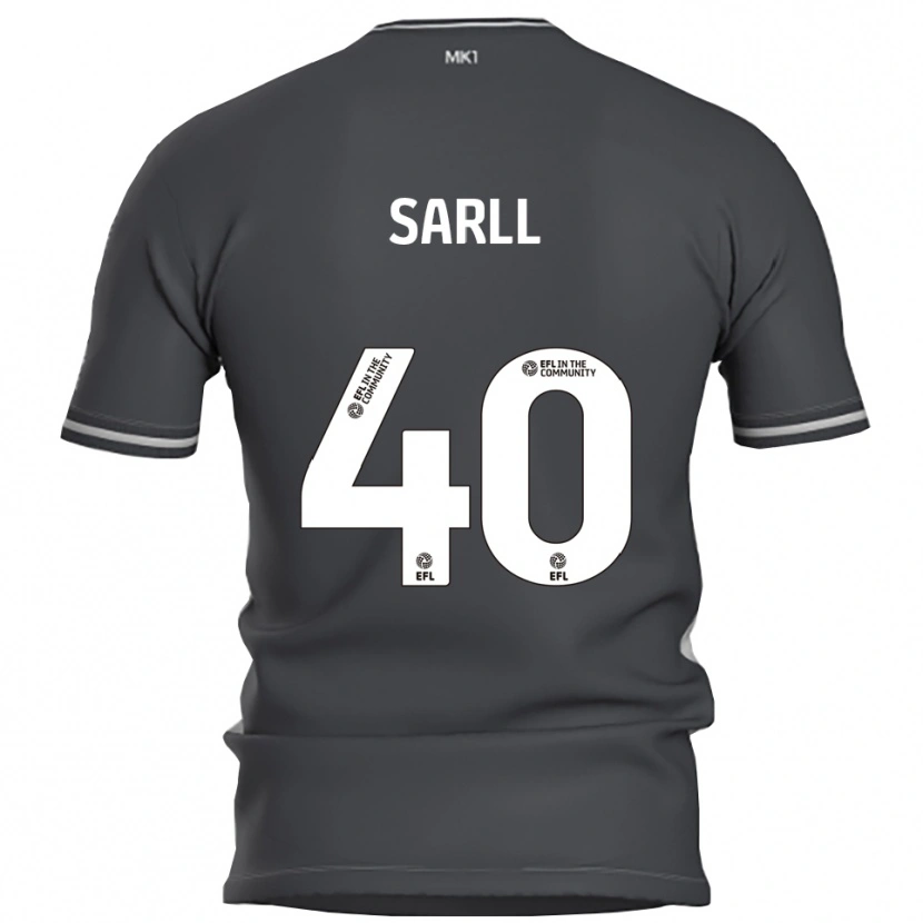 Danxen Kinderen Amelie Sarll #40 Grijs Zilver Uitshirt Uittenue 2025/26 T-Shirt