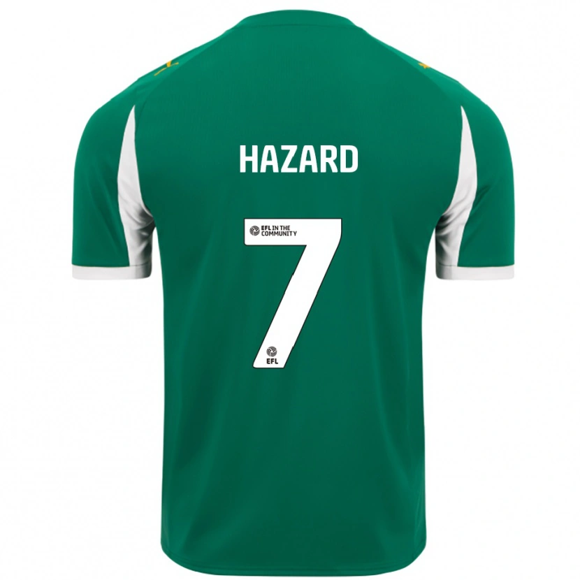 Danxen Kinderen Harrison Hazard #7 Groen Wit Uitshirt Uittenue 2025/26 T-Shirt